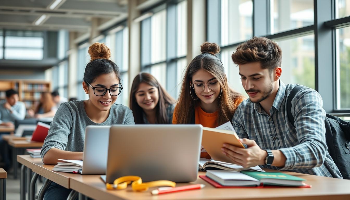 Digital learning platform with online study materials